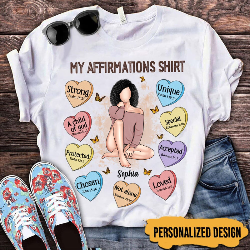 Personalized My Affirmations T-Shirt