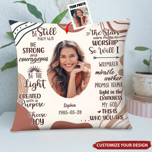 Gift For Daughter Christian Be Still Be Strong Pillowcase