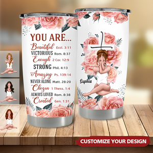 Christian Tumbler Lady Gift, Religious Gift