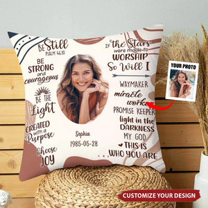 Gift For Daughter Christian Be Still Be Strong Pillowcase