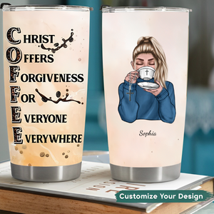 Coffee Faith Personalized Tumbler