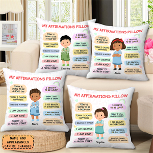 Gift For Grandkids - Personalized Daily Affirmation Pillowcase