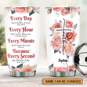 Personalized Christian Tumbler- A religious gift for Women Of Faith