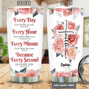 Personalized Christian Tumbler- A religious gift for Women Of Faith