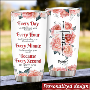 Personalized Christian Tumbler- A religious gift for Women Of Faith