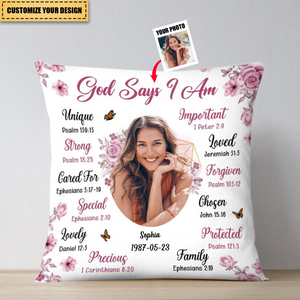 Christian Gift For Daughter God Says I Am Pillowcase