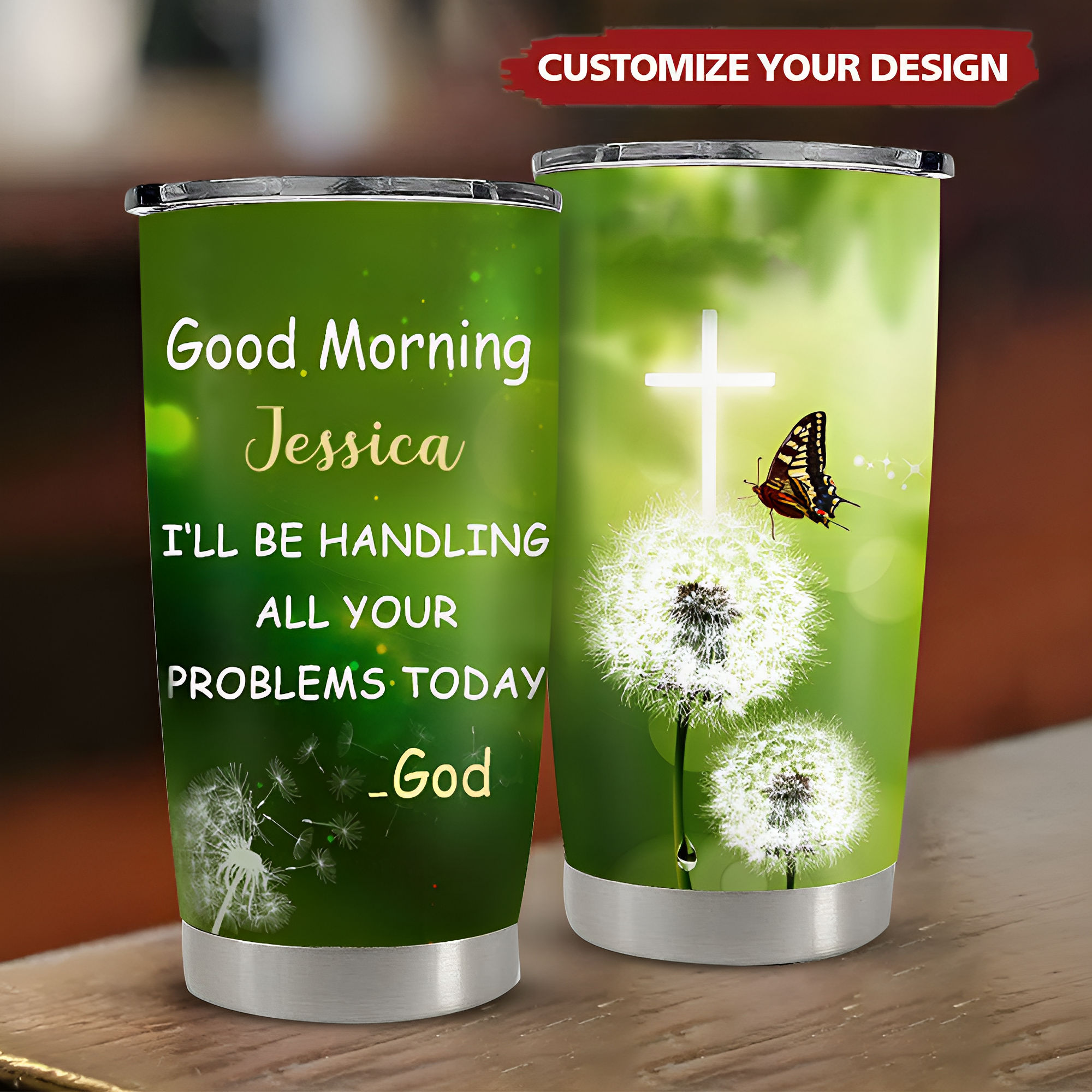 I‘ll Be Handling All Your Problems Today-Personalized Tumbler