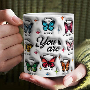 KISSFAITH-Christian Gift- 3D Positive Affirmation Faith Bible Verse Mug