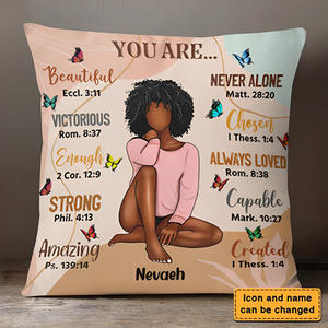 You Are Beautiful Victorious - Personalized Pillowcase