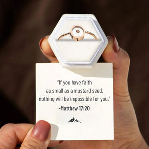 KISSFAITH-Mustard Seed Faith Ring, Matthew 17:20