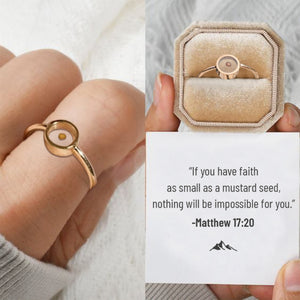 KISSFAITH-Mustard Seed Faith Ring, Matthew 17:20