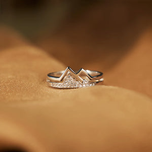 KISSFAITH-Mountain ring for women - Sterling Silver Ring