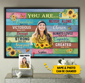 You are Beautiful Eccl. 3:11 Wall Decor Personalized Poster