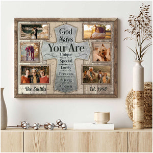 Personalized Family Christian Wall Art Poster