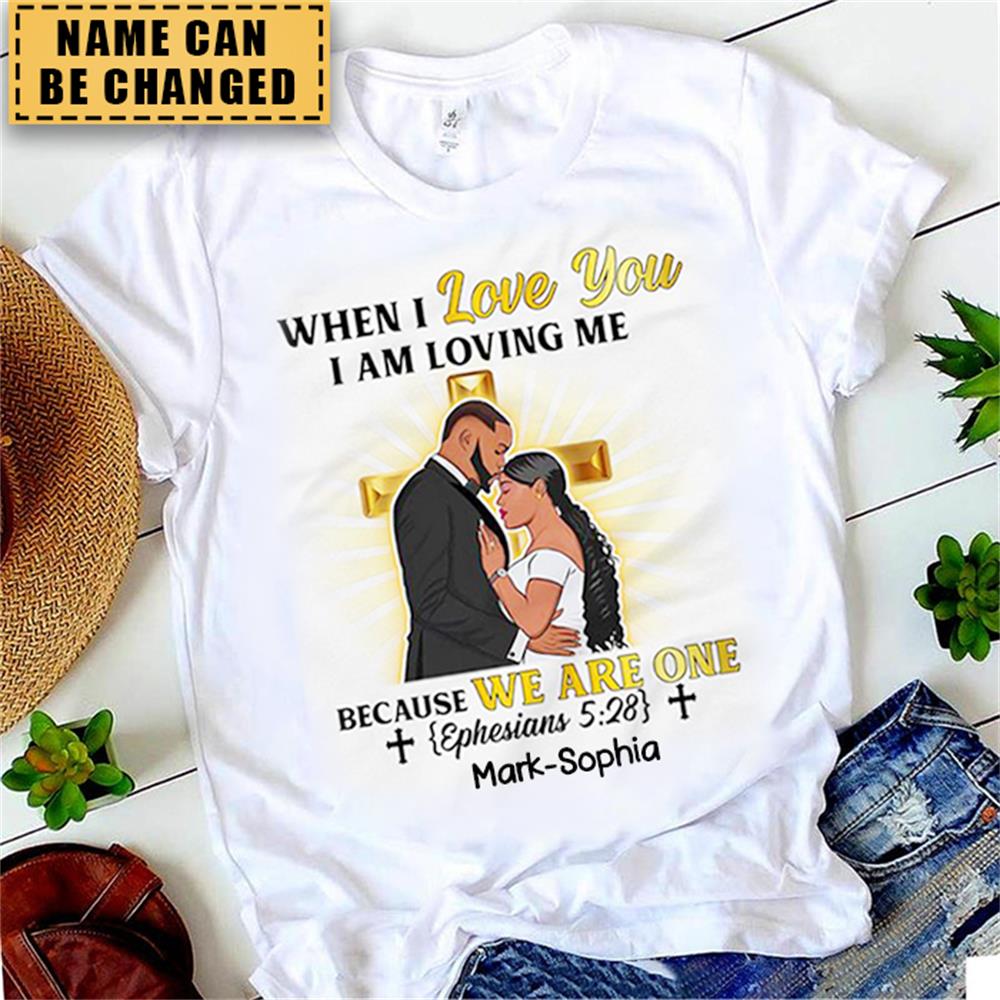 When I Love You Couple Christian T Shirt