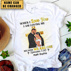 When I Love You Couple Christian T Shirt