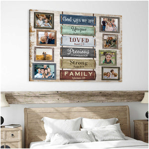 Personalized Family Gift For Christian Unique Poster