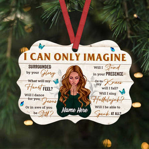 Personalized Jesus Girl Acrylic Ornament